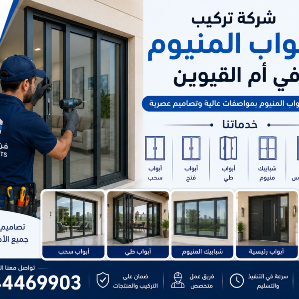 شركة تركيب ابواب المنيوم في ام القيوين